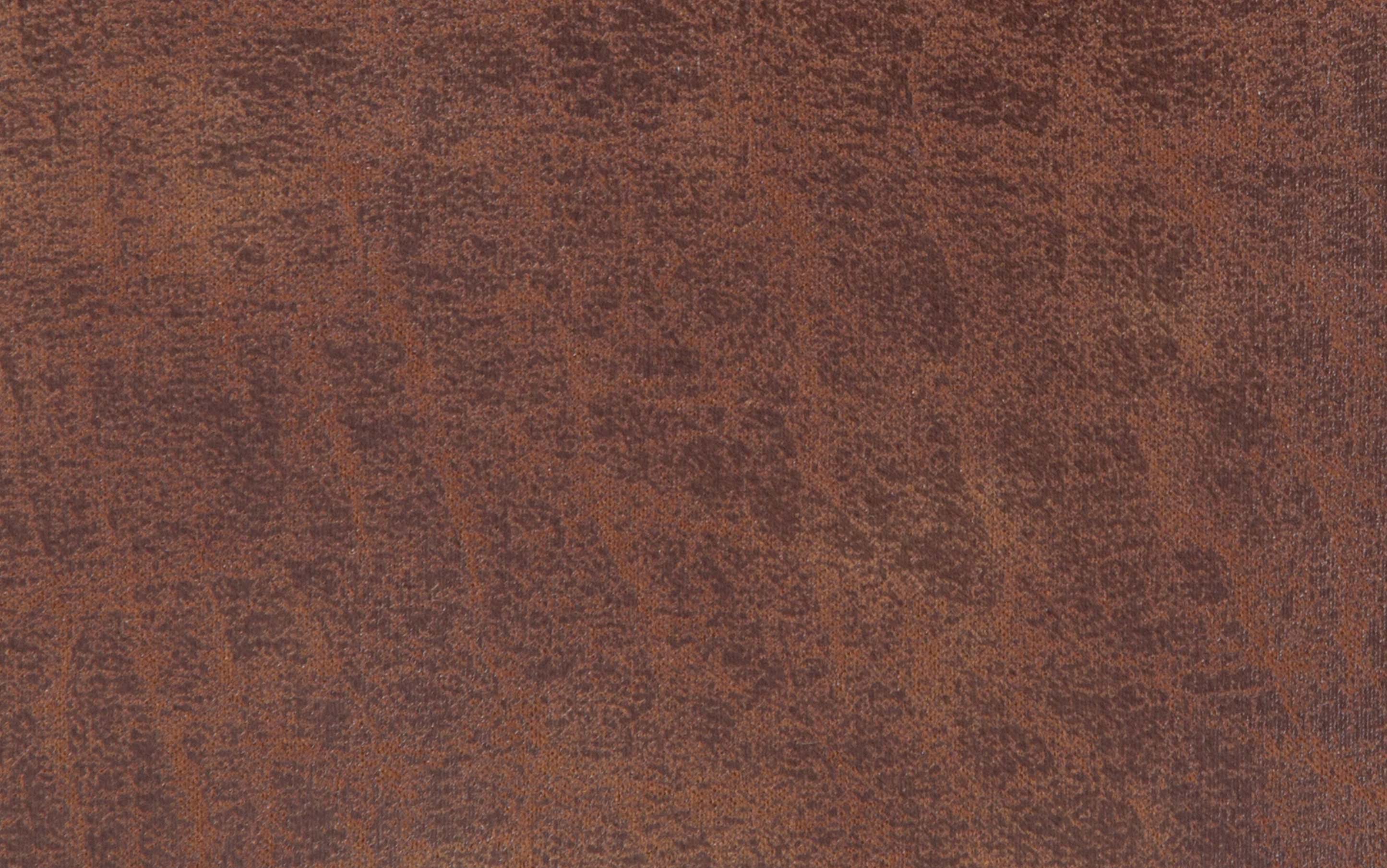 Carlson Ottoman Bench in Distressed Saddle Brown