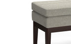 Carlson Small Ottoman Bench
