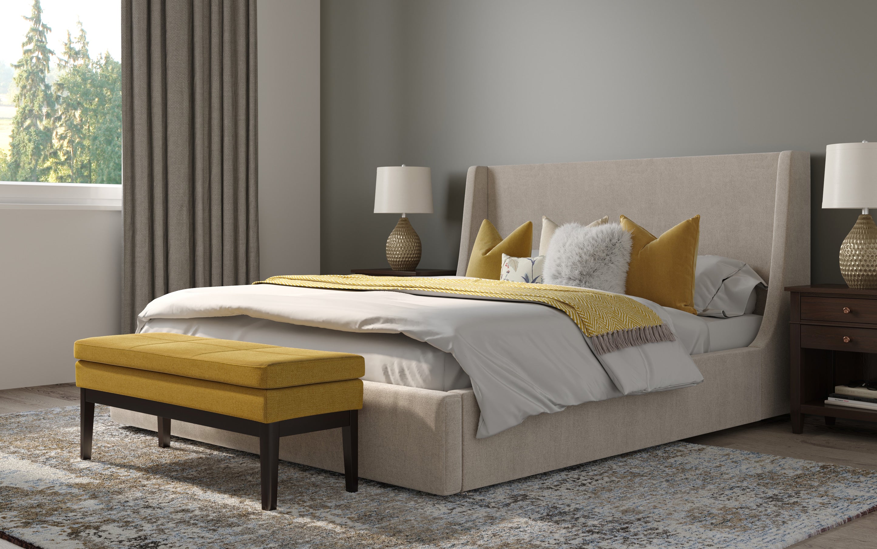 Carlson Ottoman Bench