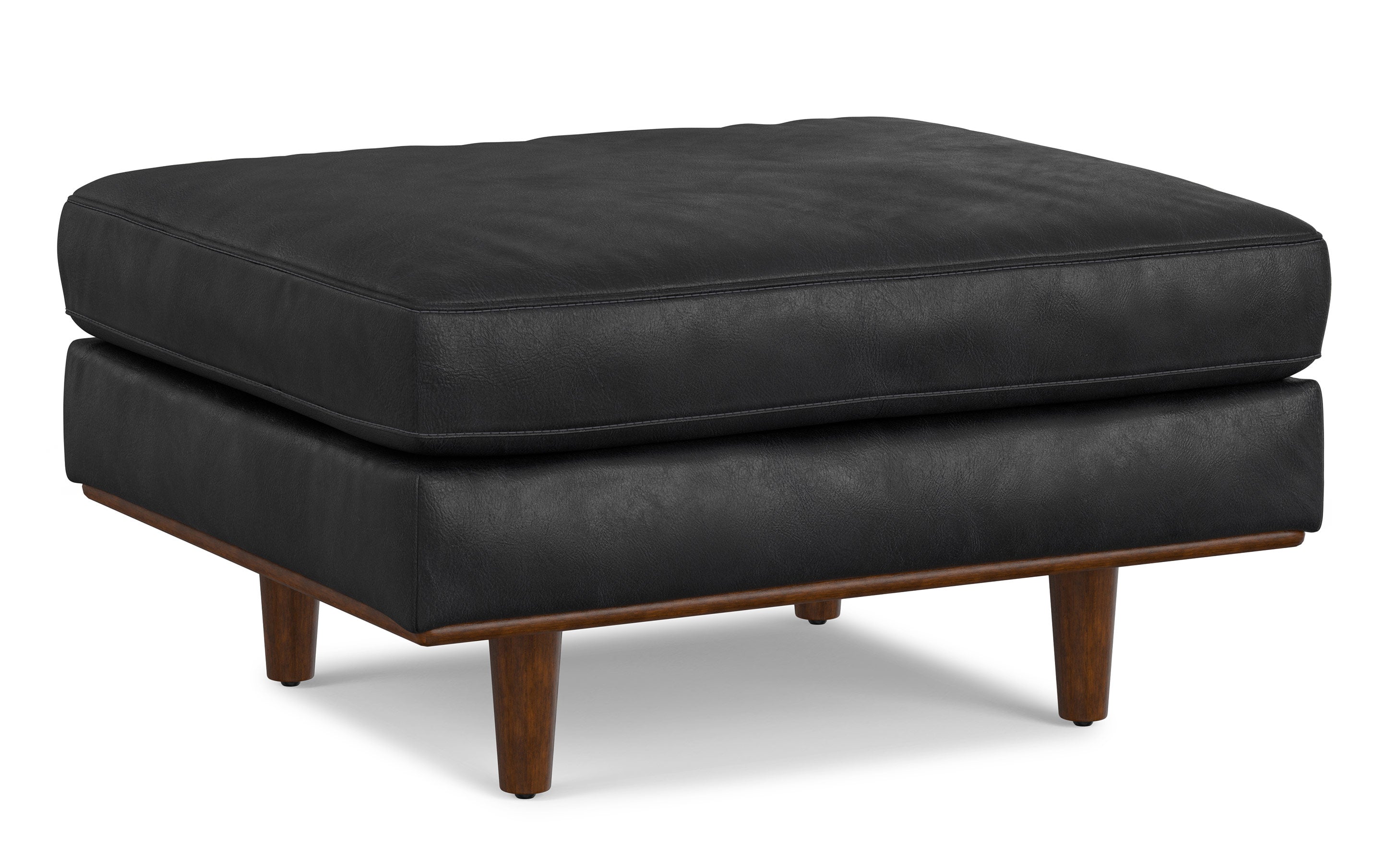 Morrison Ottoman in Genuine Top Grain Leather