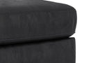 Morrison Large Rectangular Ottoman in Genuine Leather
