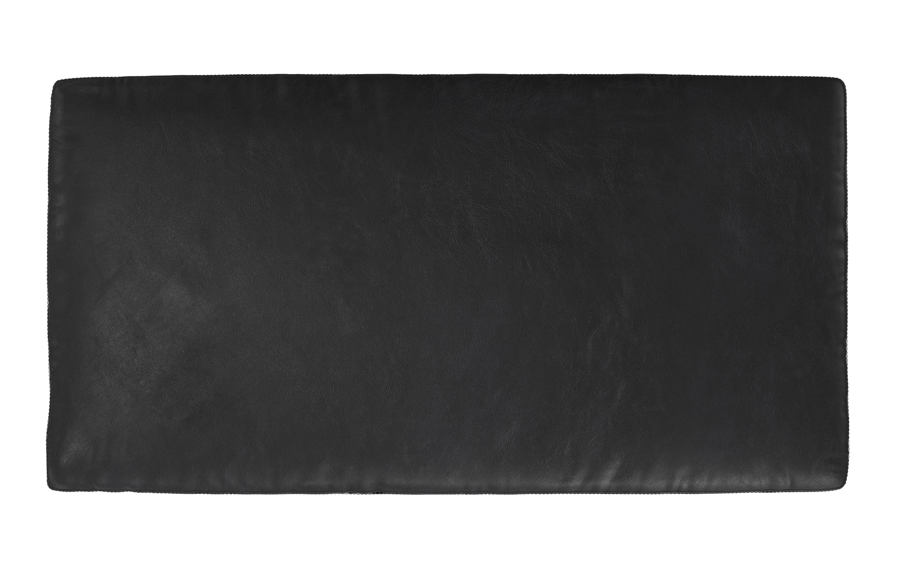 Morrison Large Rectangular Ottoman in Genuine Leather