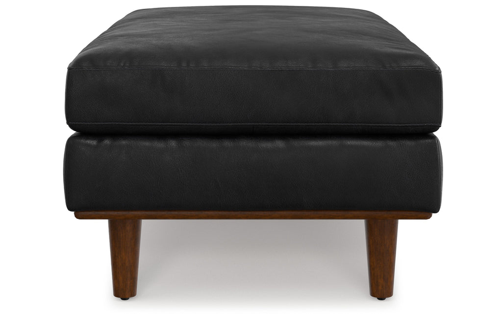 Morrison Large Rectangular Ottoman in Genuine Leather