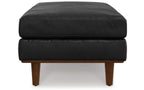 Morrison Large Rectangular Ottoman in Genuine Leather