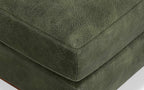 Morrison Large Rectangular Ottoman in Genuine Leather