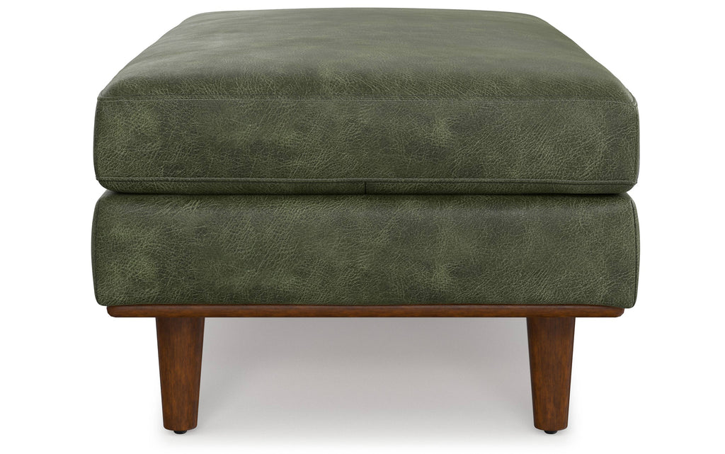 Morrison Large Rectangular Ottoman in Genuine Leather