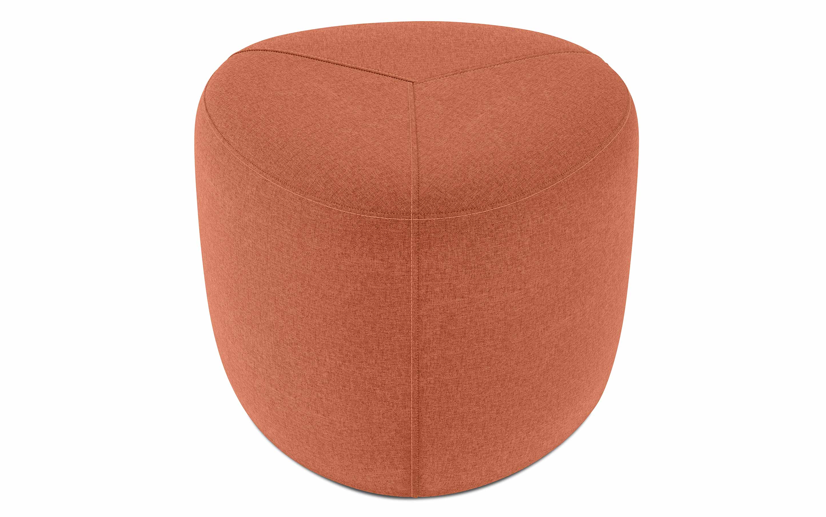 Moore Small Ottoman in Linen