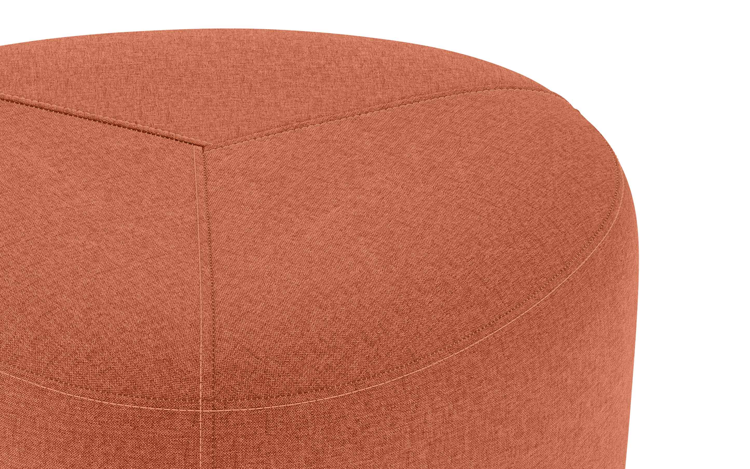 Moore Small Ottoman in Linen