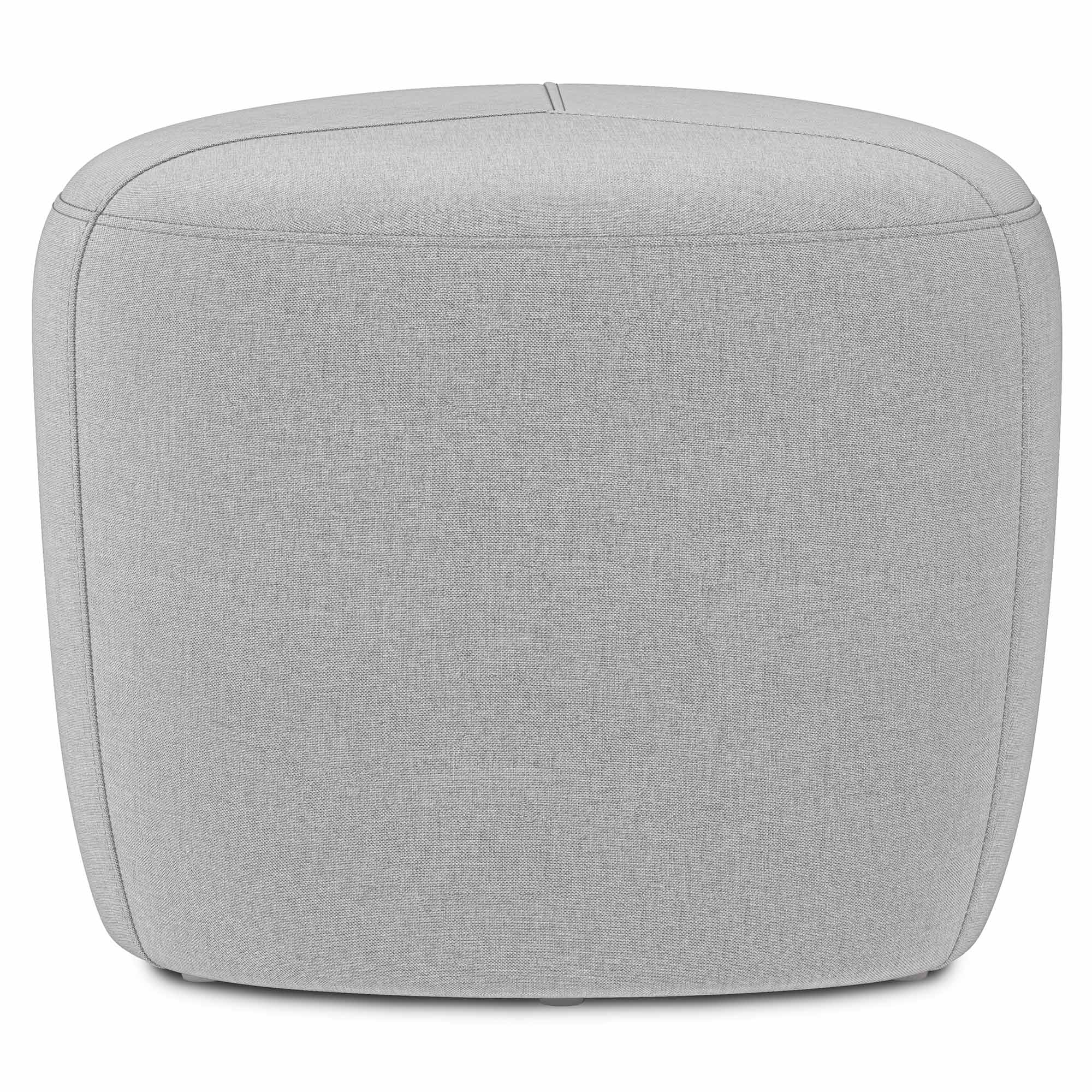 Moore Small Ottoman in Linen