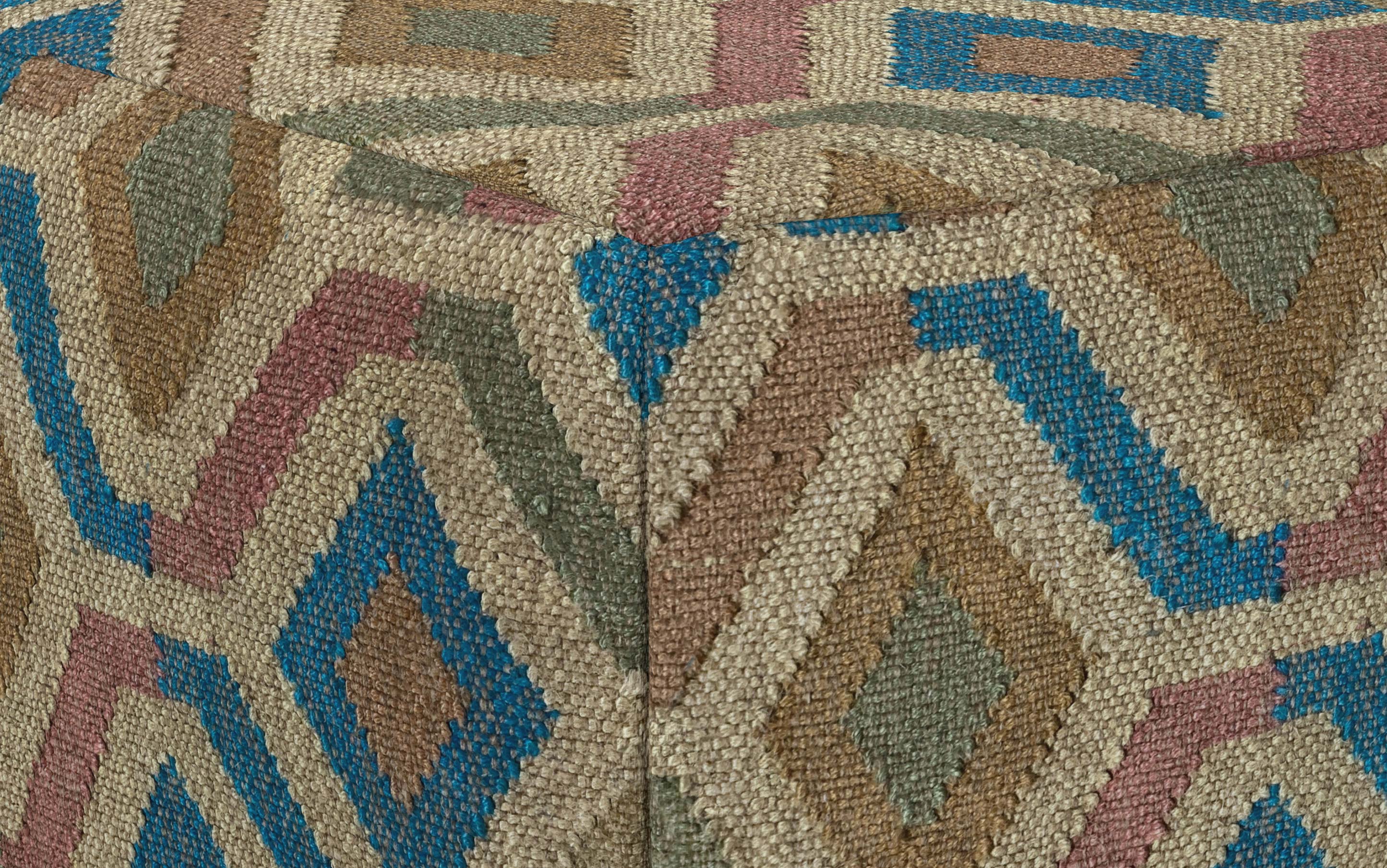 Johanna Pouf in Multi-Color