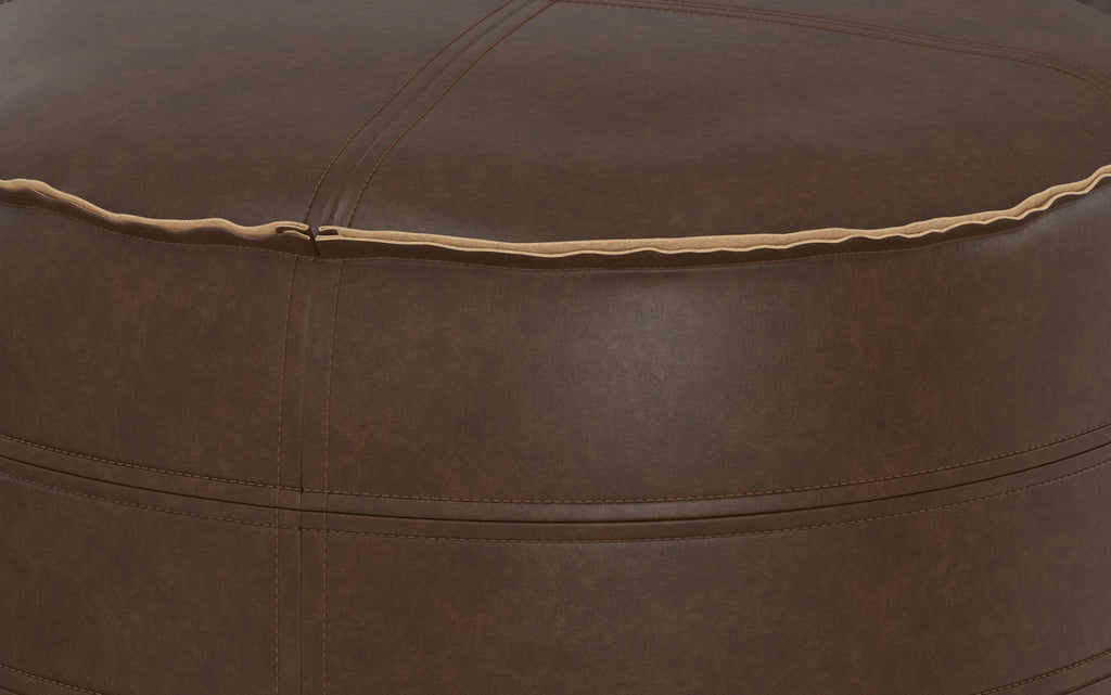 Brody 20 Inch Round Pouf