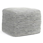 Fredrik Pouf in Genuine Leather