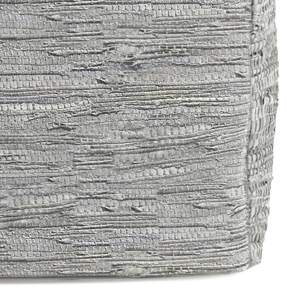 Fredrik Pouf in Genuine Leather