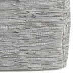 Fredrik Pouf in Genuine Leather