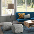 Fredrik Pouf in Genuine Leather