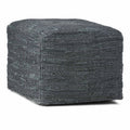 Fredrik Pouf in Genuine Leather