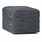 Fredrik Pouf in Genuine Leather