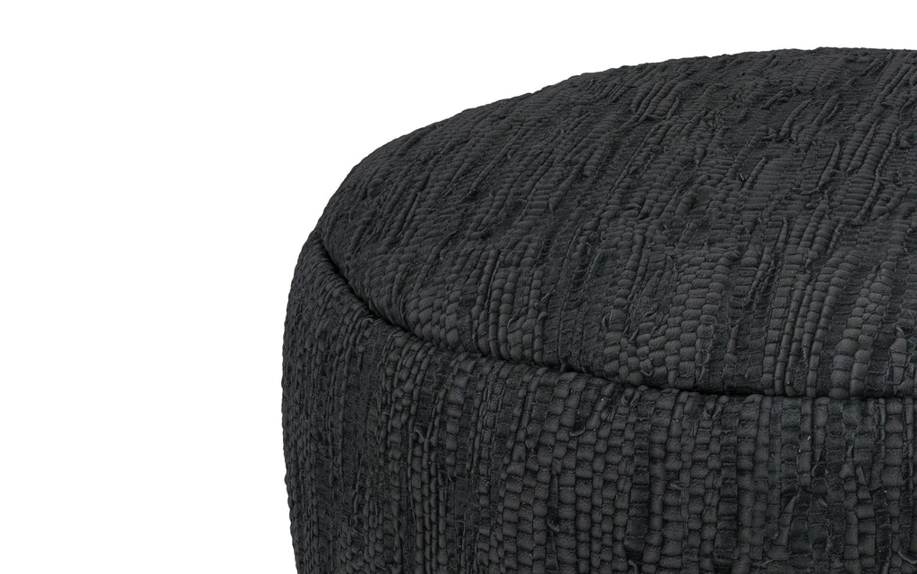 Fredrik 30 inch Round Pouf