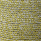 Bayley Pouf in Muted Yellow and Natural