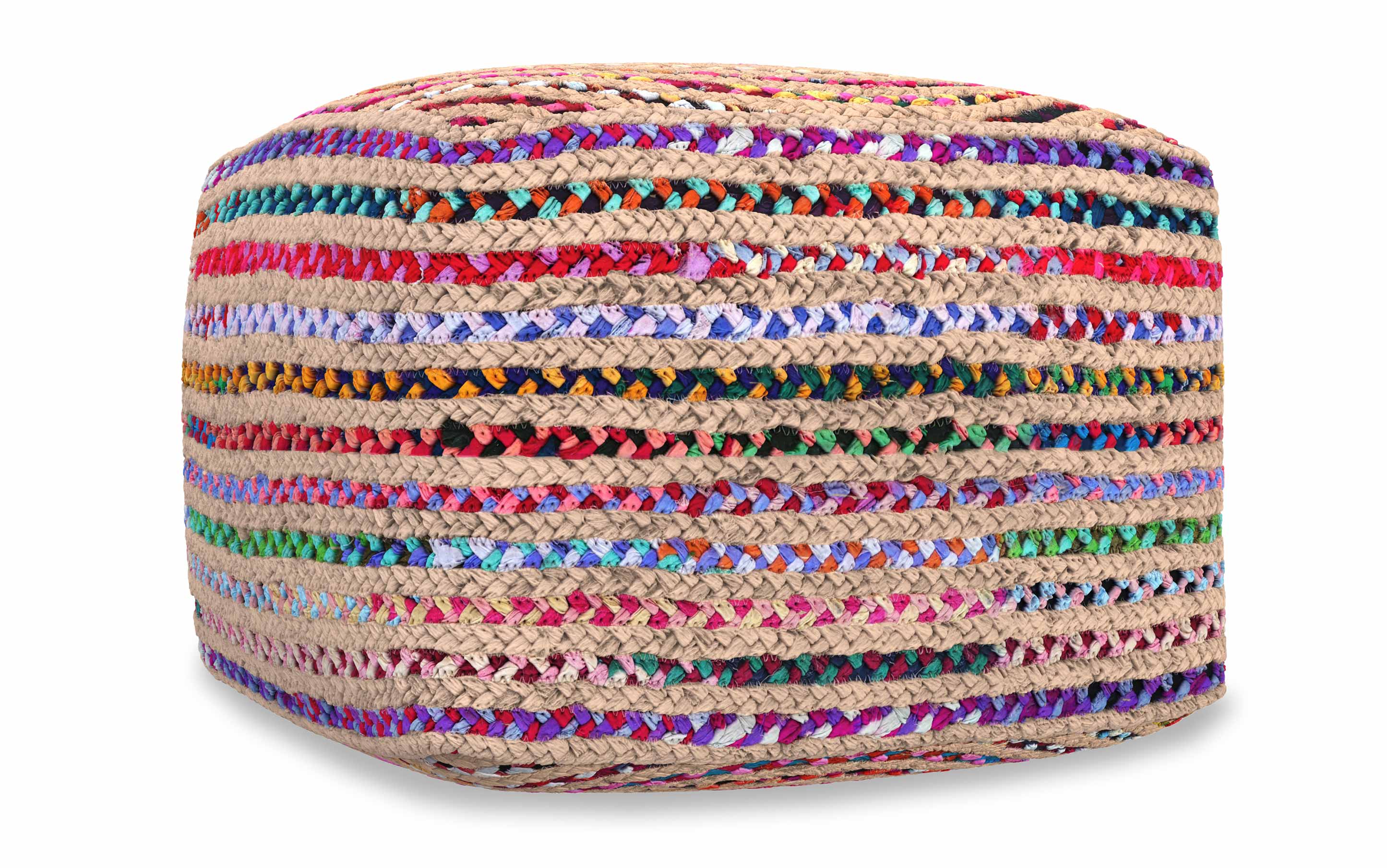 Margo 20 inch Square Pouf