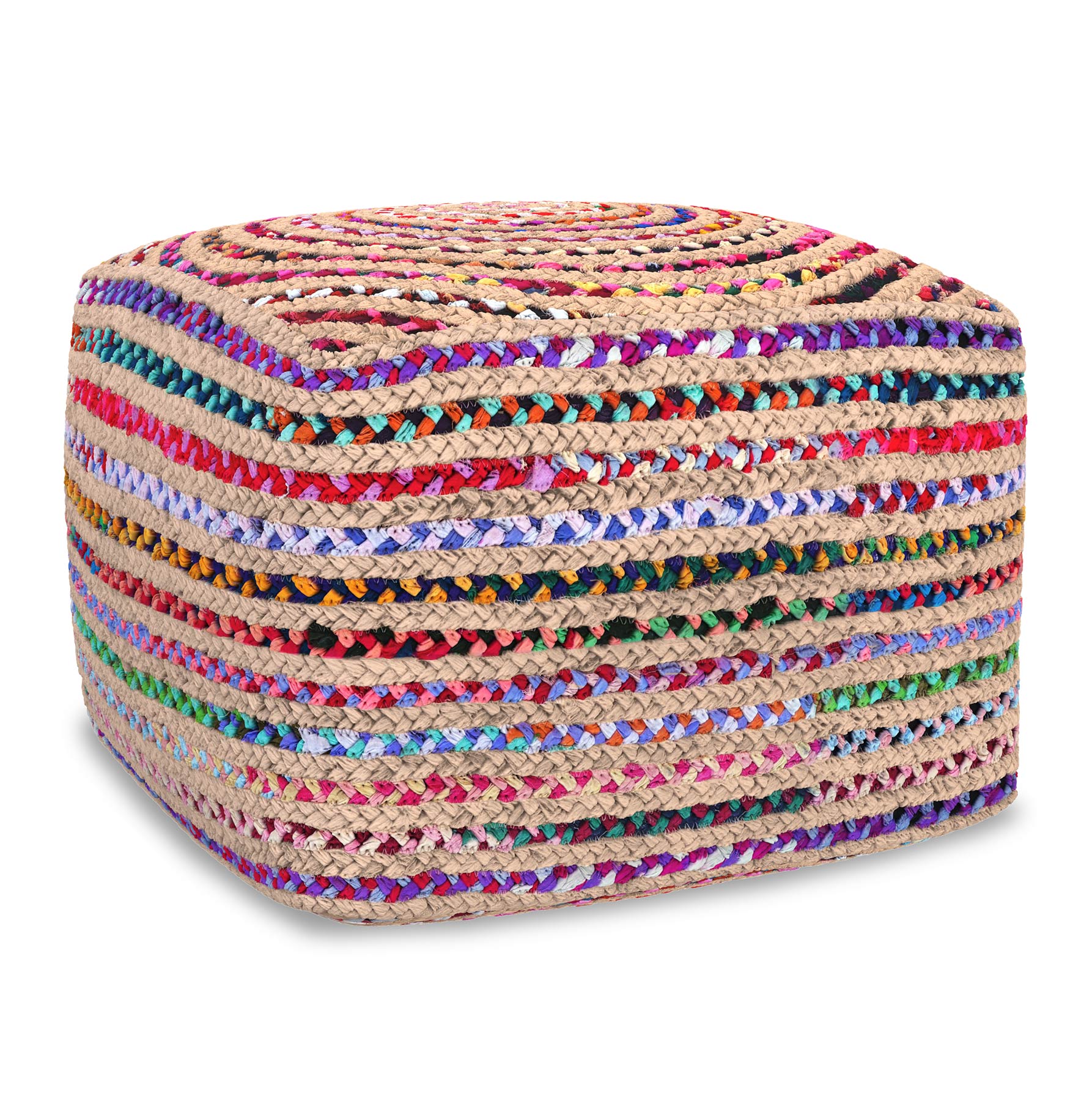 Margo 20 inch Square Pouf