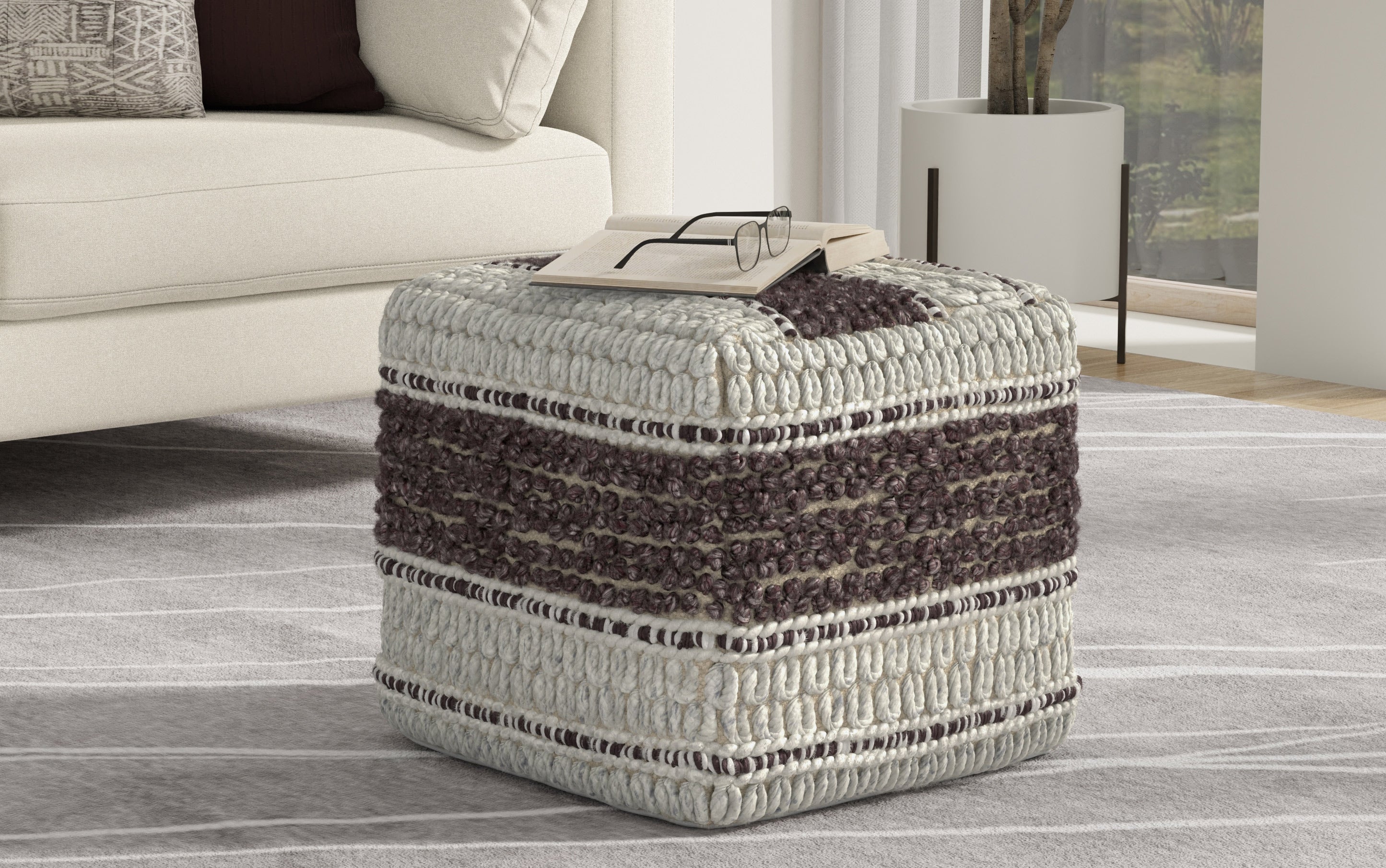 Grady Square Pouf