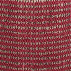 Larissa Pouf in Natural and Maroon