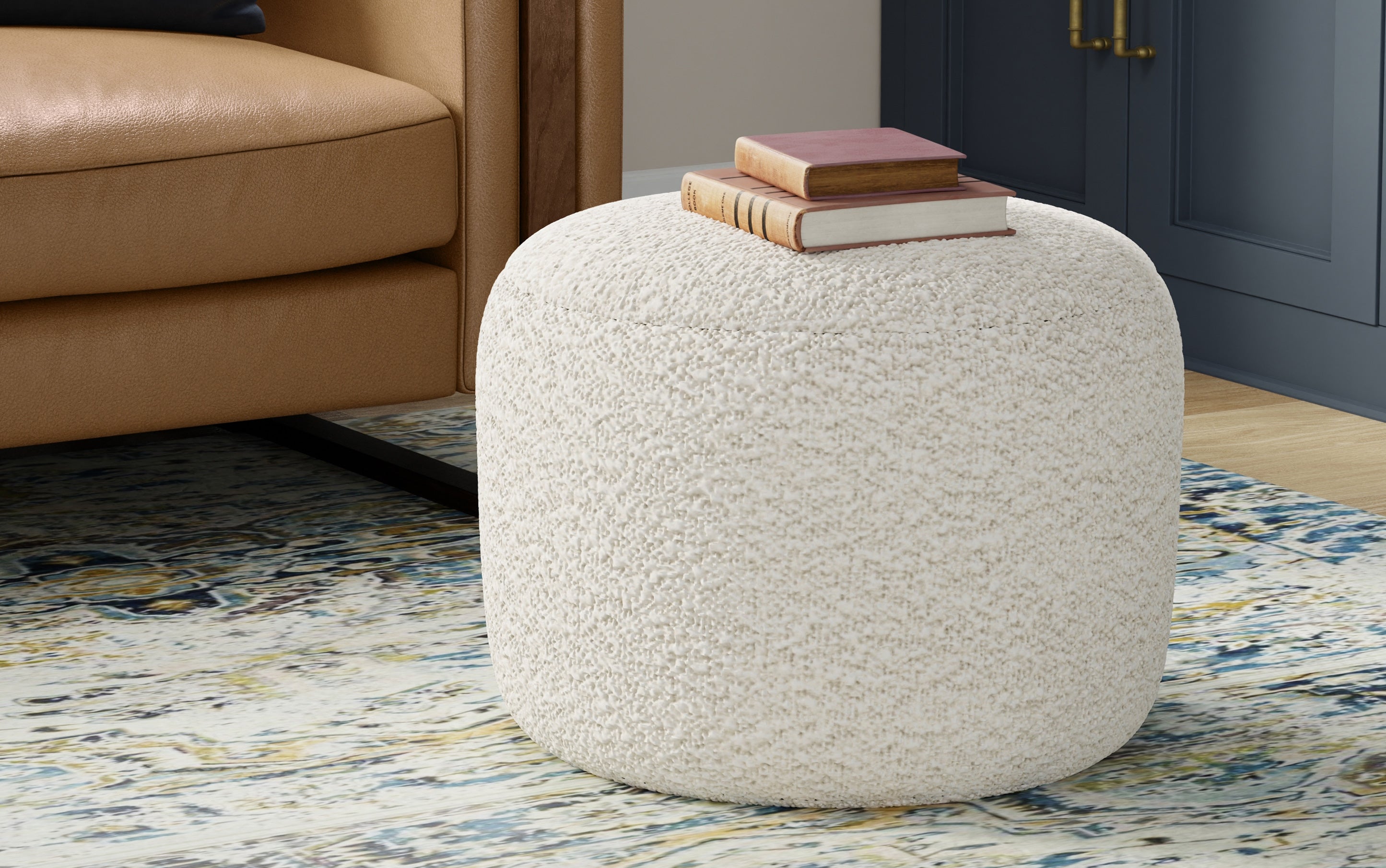 Chantal Round Pouf