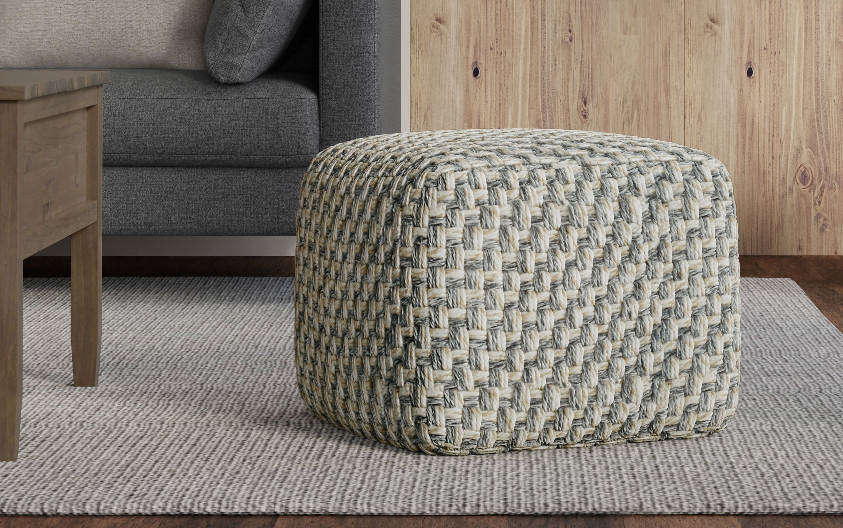 Beatrix Square Pouf