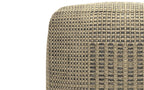 Delilah Square Woven Pouf