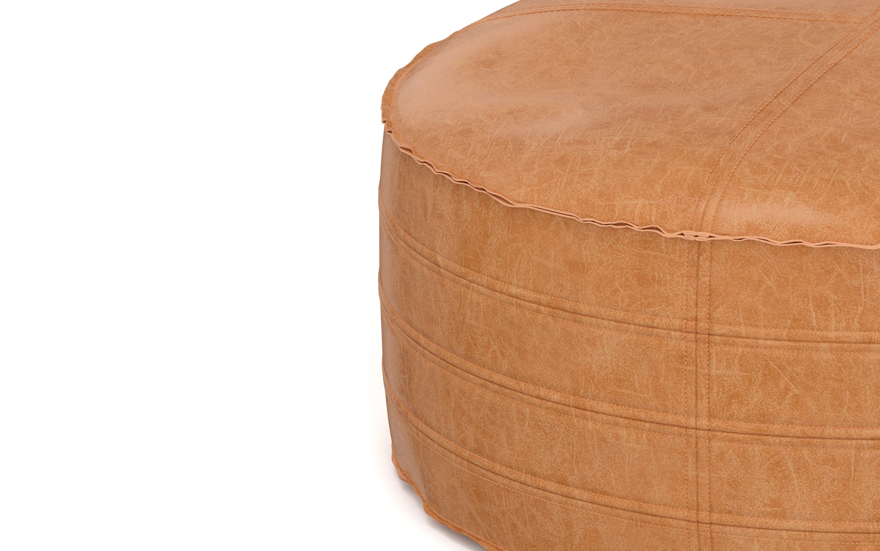 Brody 32 inch Round Coffee Table Pouf