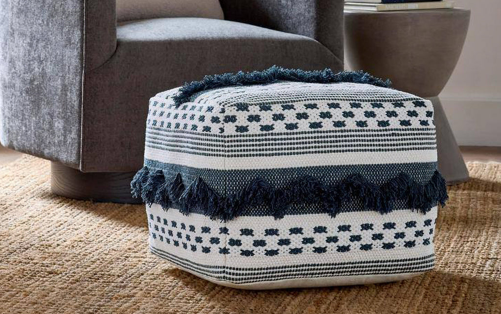 Bowden Square Pouf Ottoman