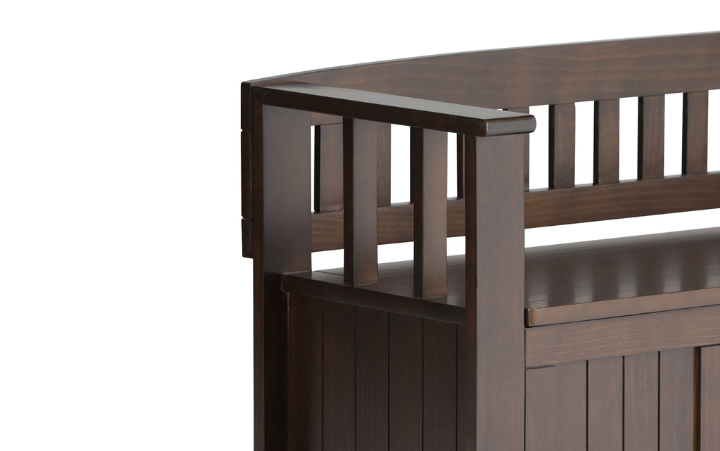 Acadian Entryway Storage Bench