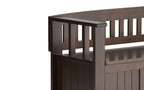 Acadian Entryway Storage Bench