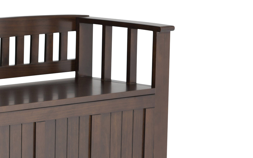 Acadian Entryway Storage Bench