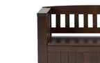Acadian Entryway Storage Bench
