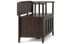 Acadian Entryway Storage Bench