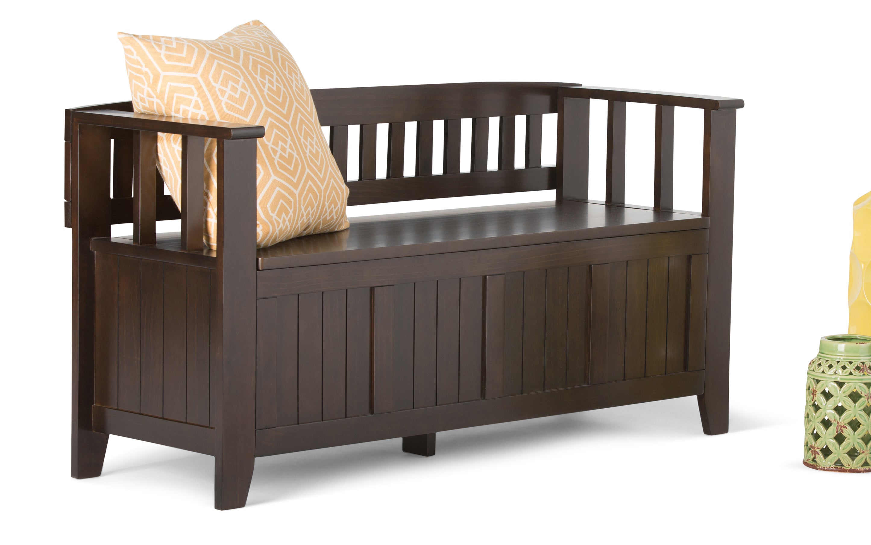 Acadian Entryway Storage Bench