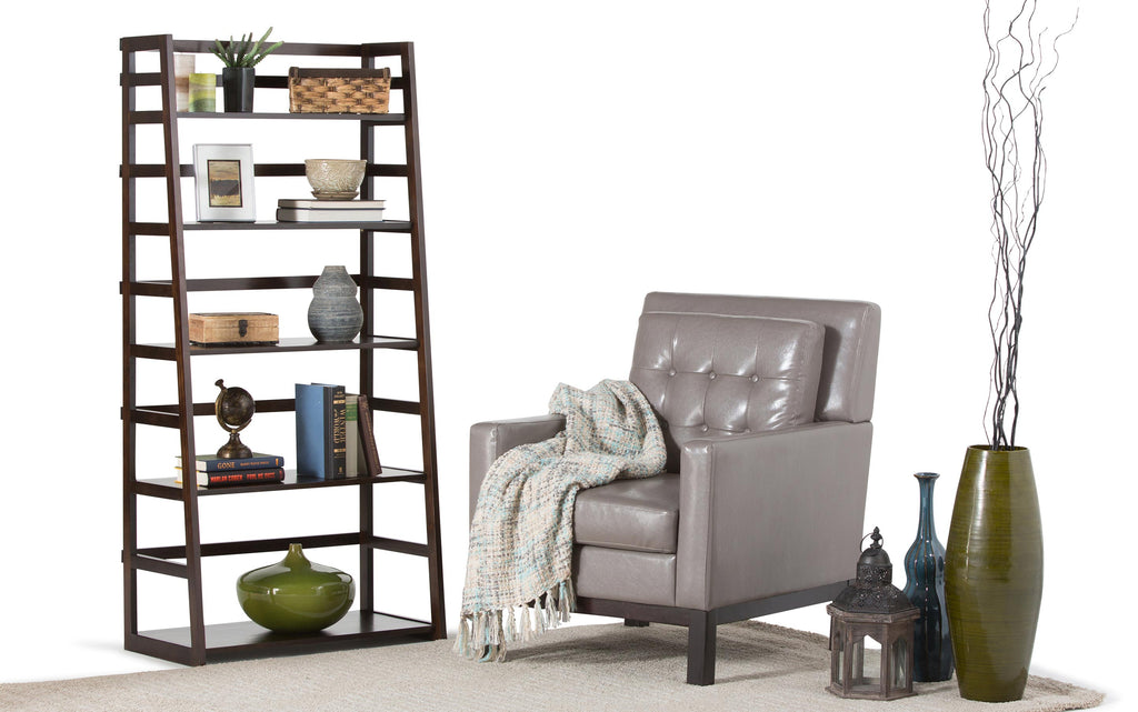 Acadian Ladder Shelf Bookcase