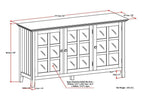 Acadian Wide Storage Cabinet