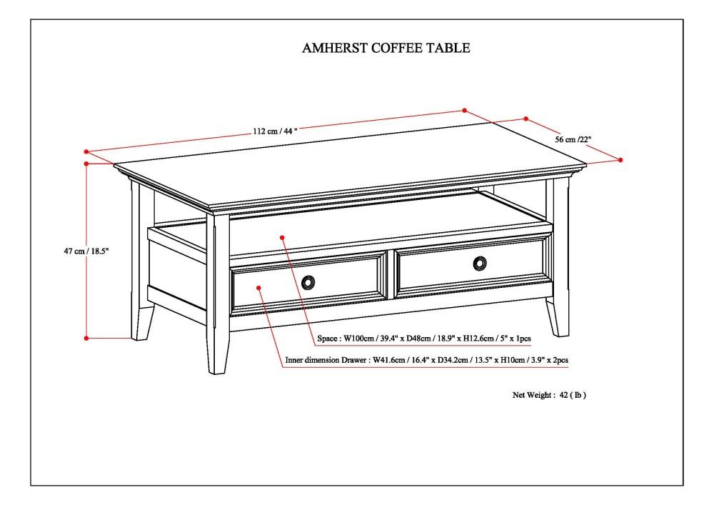 Amherst Coffee Table