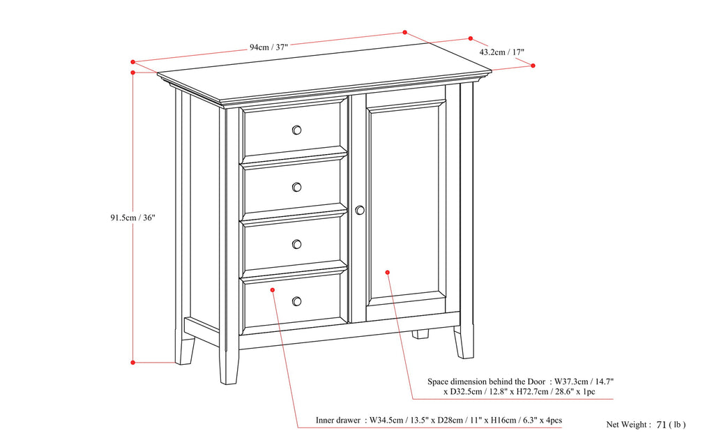 Amherst Medium Storage Cabinet