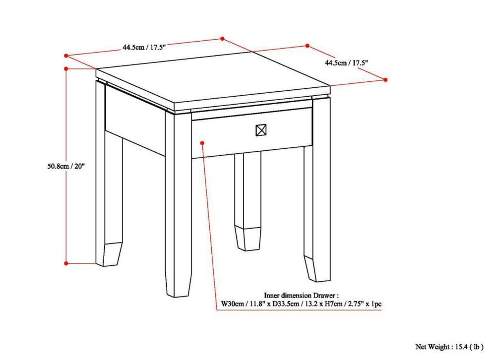 Cosmopolitan End Table