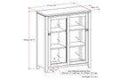 Cosmopolitan Medium Storage Cabinet