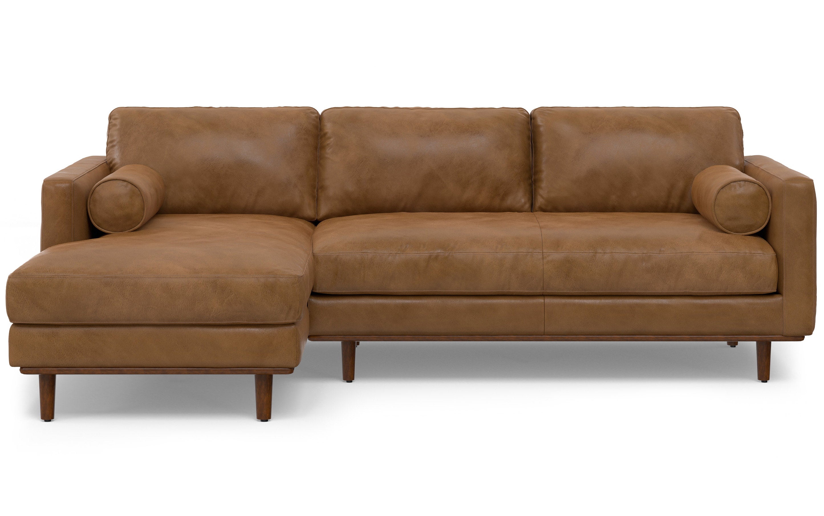 Morrison Left Sectional Sofa in Genuine Leather