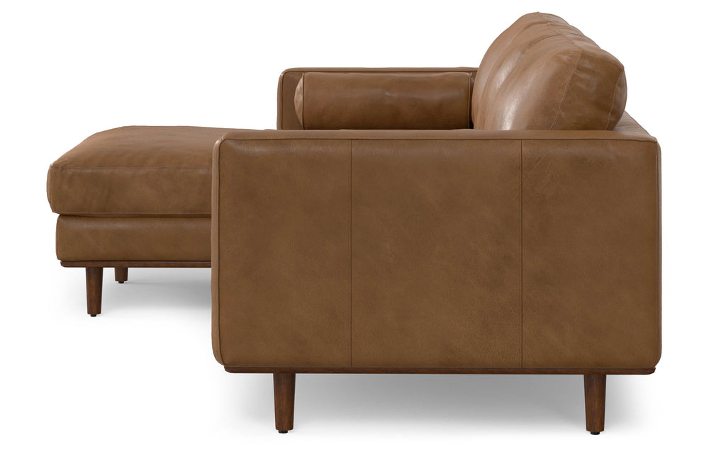 Morrison Left Sectional Sofa in Genuine Leather