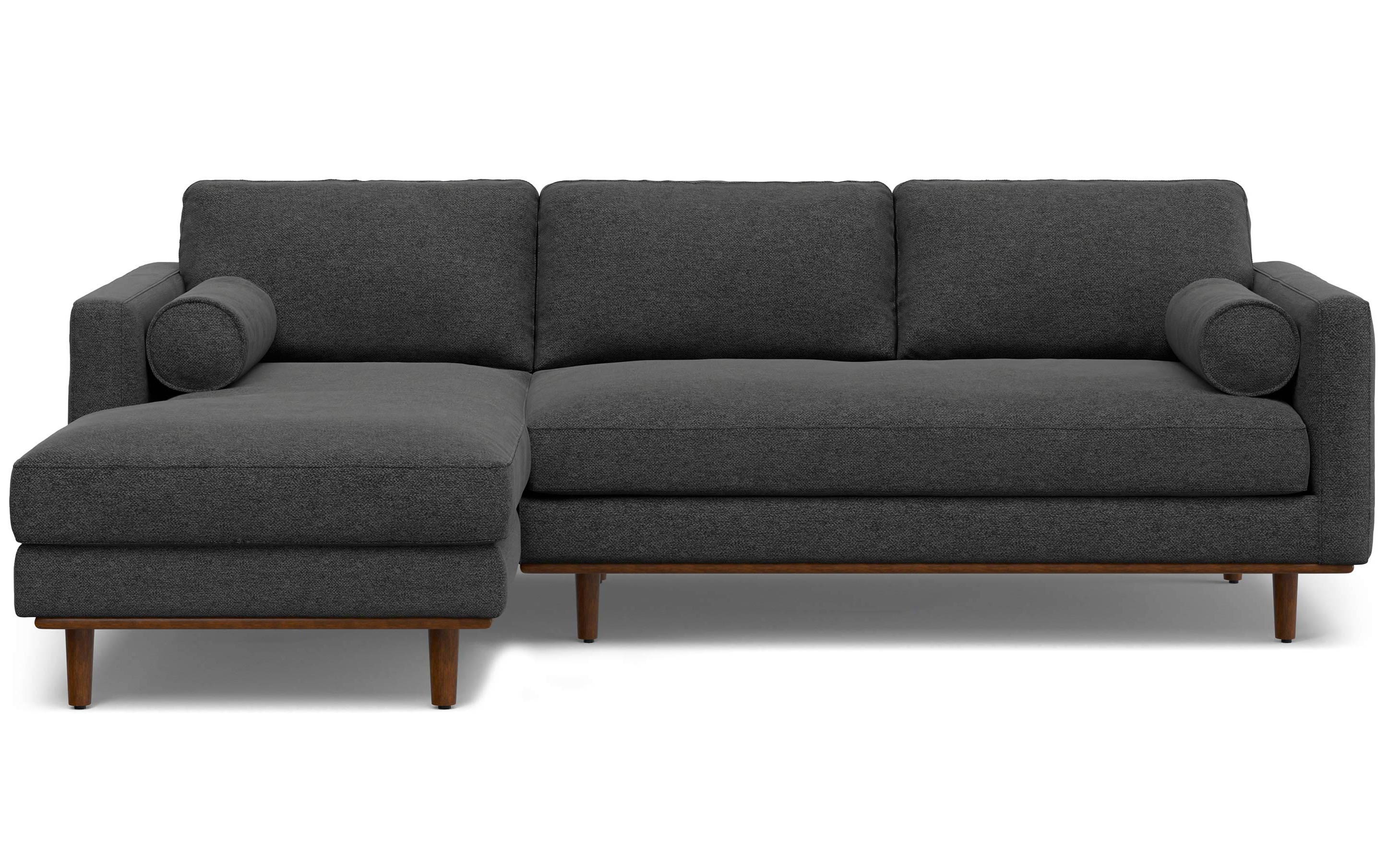 Morrison Left Sectional Sofa in Woven-Blend Fabric