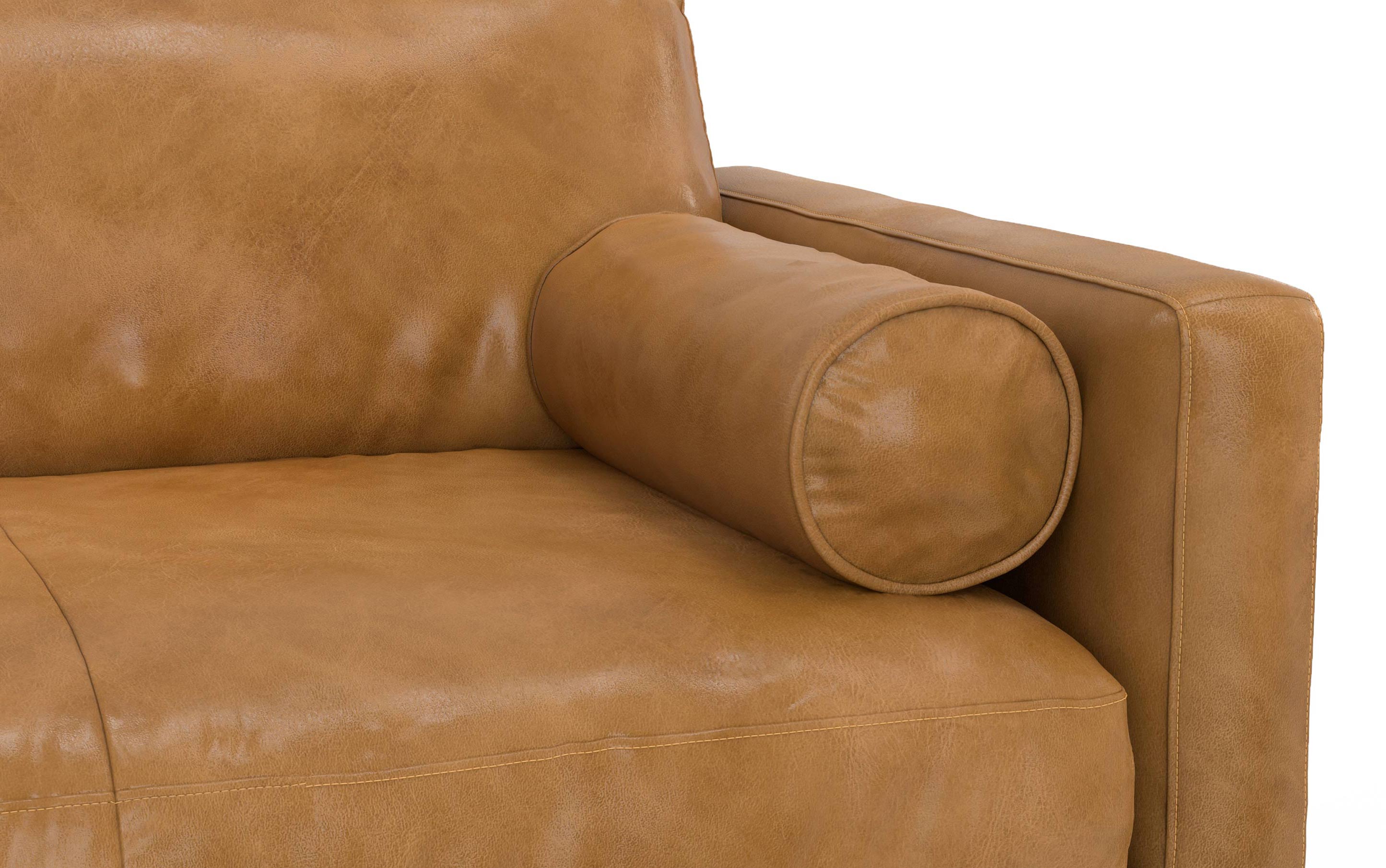 Morrison Left Sectional Sofa in Genuine Leather