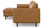 Morrison Left Sectional Sofa in Genuine Leather
