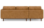 Morrison Left Sectional Sofa in Genuine Leather